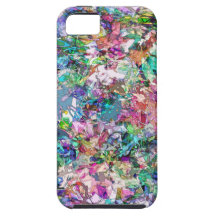 Colour Filled Abstract Case For The iPhone 5