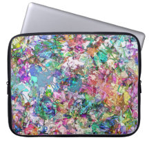 Colour Filled Abstract Computer Sleeves