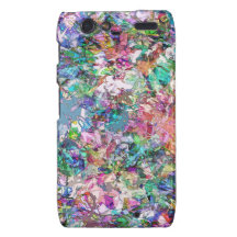 Colour Filled Abstract Droid RAZR Case