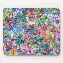 Colour Filled Abstract Mouse Mats