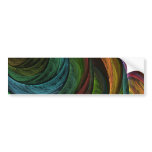 Colour Glory Abstract Art Bumper Sticker bumper stickers
