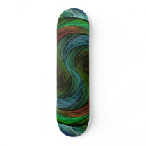 Colour Glory Abstract Art Skateboard