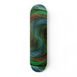 Colour Glory Abstract Art Skateboard