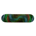 Colour Glory Abstract Art Skateboard