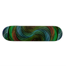 Colour Glory Abstract Art Skateboard