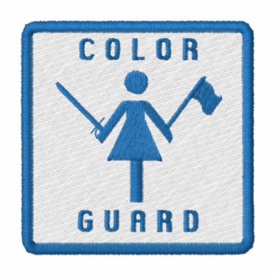 Colour Guard Logo Embroidered Hoody by ZazzleEmbroidery