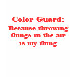 Colour Guard t-shirts