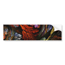 Colour Harmony Abstract Art Bumper Sticker