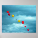 'Colour in the sky' posters