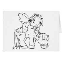 Colour Me Angel Baby Pony Taking a Break