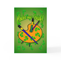 Colour Me Irish Greeting Cards