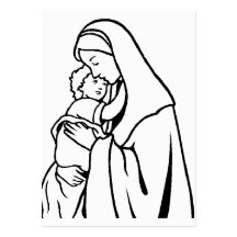 Colour Me Mary /Baby Jesus Business Card Template