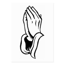 Colour Me Praying Hands Card Business Card Templates