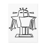 Colour Me Robot Postcard