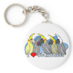 Colour Mutations Cockatiel Keychain