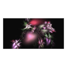 colour-of-nature-fractal personalized photo card