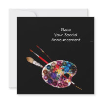 COLOUR PALETTE PERSONALISED ANNOUNCEMENT
