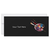 COLOUR PALETTE CUSTOMISED RACK CARD
