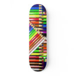 colour pencil crayons skateboards