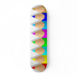 Colour Pencils Skateboard