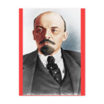 Colour portrait of Lenin postcards