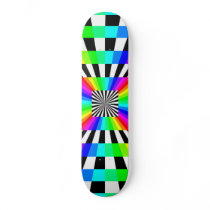 Colour Rays Custom Skateboard