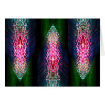 Colour Reflection Glass Texture Abstract Blank Car Card