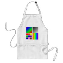 Colour Samples Different Squares and such Apron