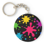 Colour Spatter keychains