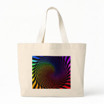 Colour Spiral: Abstract Art: Tote Bags