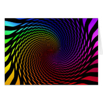 Colour Spiral: Abstract Art: Cards