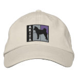 Colour Squares Akita embroidered hats