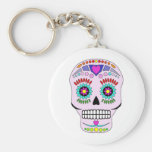 Colour Sugar Skull Key Chains