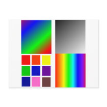 Colour swatches and pallete for calibration