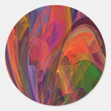 Colour-washed sticker