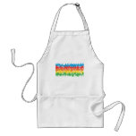 Colour Waves: Vector Illustration: aprons