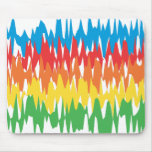 Colour Waves: Vector Illustration: mousepads