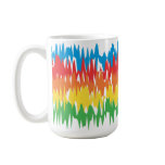 Colour Waves: Vector Illustration: mugs