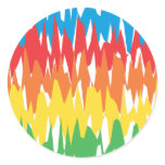 Colour Waves: Vector Illustration: stickers