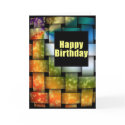 Colour Weave Happy Birthday cards