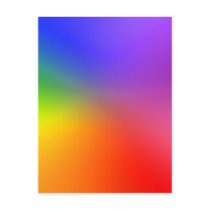 Colour Wheel: Abstract Colours Postcard