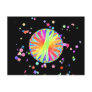 Colour Wheel Gone Wild Postcard