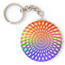 Colour Wheel Spiral: Keychain