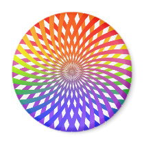 Colour Wheel Spiral: Magnets
