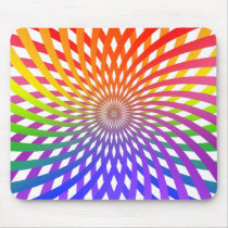 Colour Wheel Spiral: Mousemats