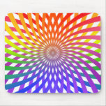 Colour Wheel Spiral: mousepads