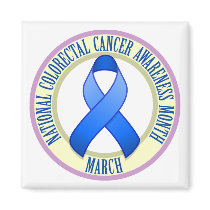 Colourectal Cancer Awareness Month Magnet