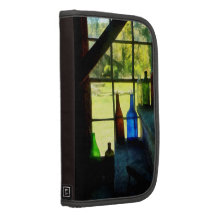 Coloured Bottles on Steps Folio Planners