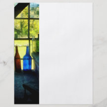 Coloured Bottles on Steps Personalized Flyer