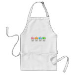 Coloured Buns Apron